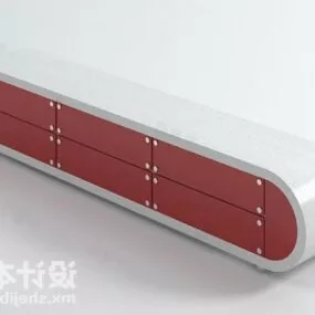 Smooth Edge Tv Cabinet 3d model