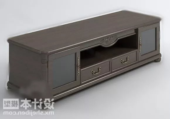 Tv Lcd Black Frame 3d model