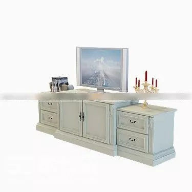 Plasma Tv With Sound System 3d model