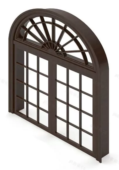 Antique Door Frame 3d model