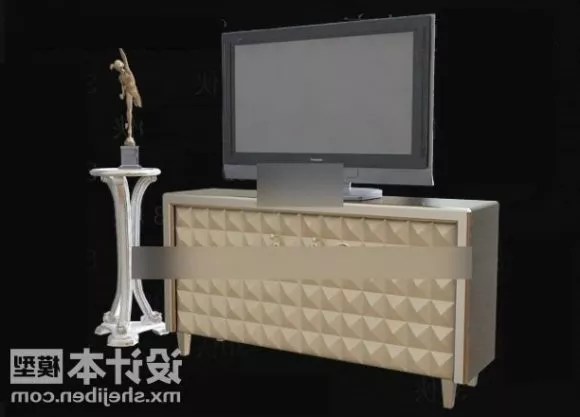 Hotel Simple Tv Cabinet 3d model Hotel Simple Tv Cabinet 3d model