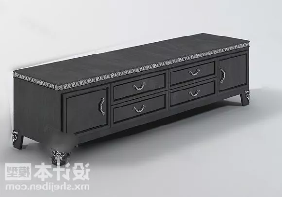 Old Lcd Tv Thick Bezel 3d model