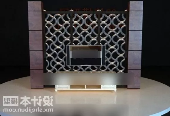 Tv Lcd Black Frame 3d model