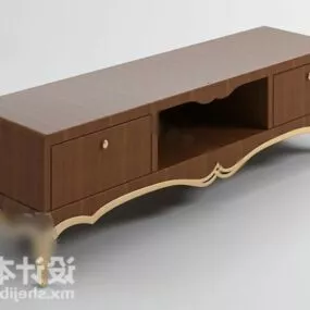 Antique Tv Cabinet 3d model
