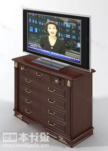Wall Mounted Tv Gadget 3d model