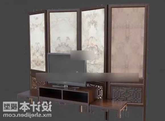 Panel Pavlin Decorative Screen 3d model