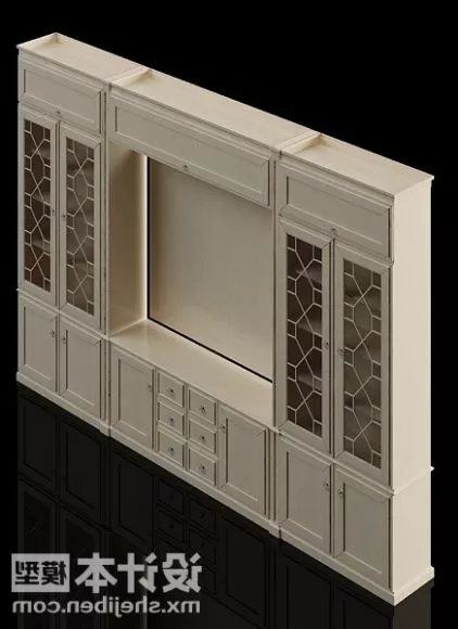 Wide Led Tv 3d model