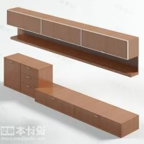 Minimalist Home Tv Cabinet 3d model