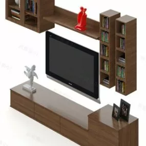 Living Room Wall Tv Cabinet 3d model