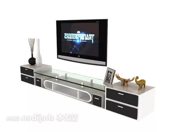 Apartment Tv Cabinet Simple Style 3d model Apartment Tv Cabinet Simple Style 3d model