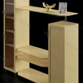 Apartment Wall Tv Cabinet 3d model