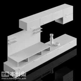 Tv Cabinet With Shelf 3d model