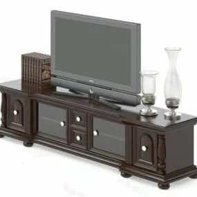Tv Cabinet European Antique 3d model