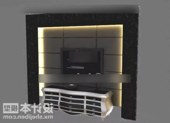 Old Tv Set 3d model