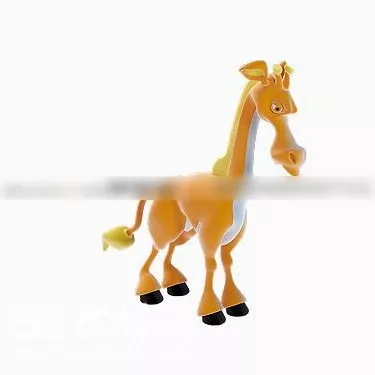 Cartoon Horse Animal Character 3d model Cartoon Horse Animal Character 3d model