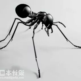 Black Ant Lowpoly 3d model