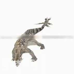Big Lizard Animal 3d model