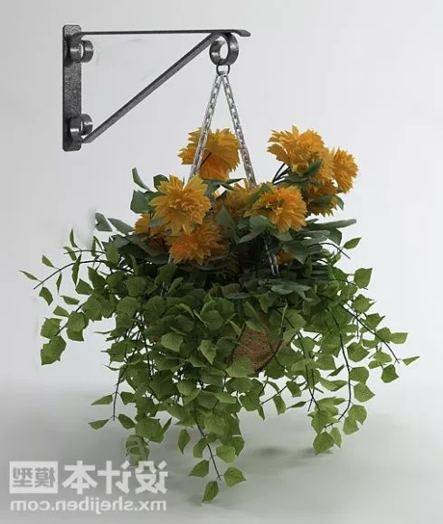 Hanging Garden Plant Pot 3d model Hanging Garden Plant Pot 3d model
