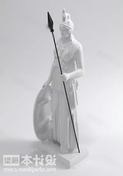 Ancient Greek Statue 3d model Ancient Greek Statue 3d model