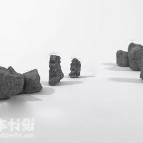 Landscape Stone Decoration 3d model