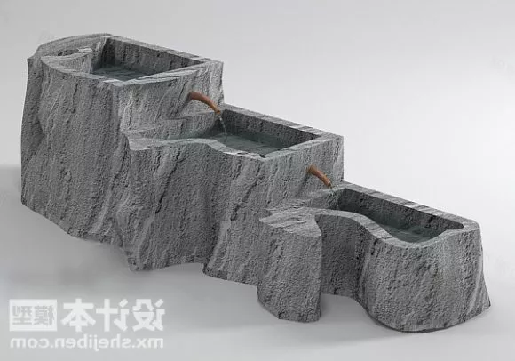 Lake Scene 3d model