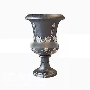 Vase Multiple Storey Decoration 3d model