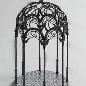 Iron Landscape Pavilion 3d model
