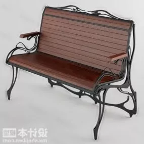 Outdoor Bench 3d model