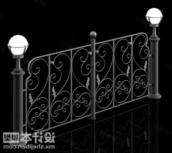 Guardrail 3d model Guardrail 3d model