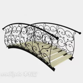 Landscape Iron Bridge 3d model