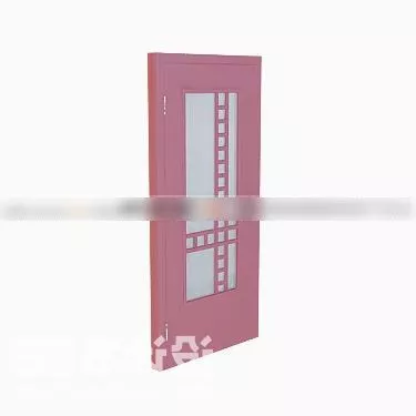 White Door Standard Platform 3d model