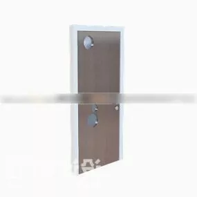 Office Wooden Door Furniture 3d model