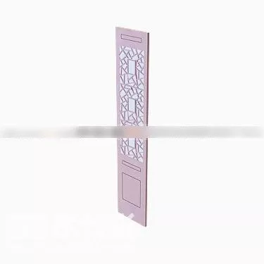 Common Door With Frame 3d model Common Door With Frame 3d model