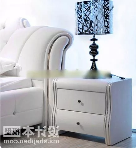 Bedside Table For Bedroom 3d model