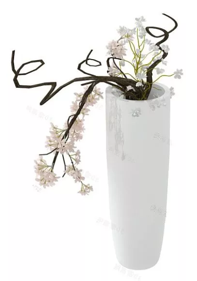 Decorative Vase Chinese Style 3d model