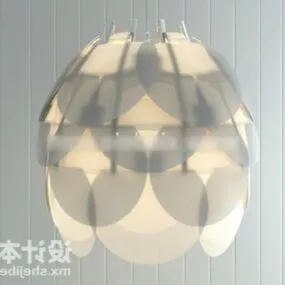 Flower Wing Ceiling Lamp 3d model
