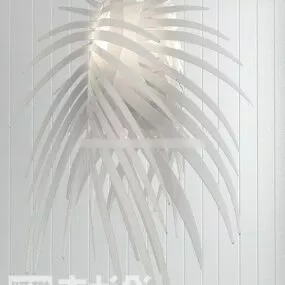 Fur Shaped Ceiling Lamp 3d model