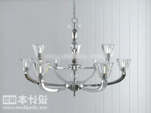 Diamond Shaped Ceiling Lamp 3d model Diamond Shaped Ceiling Lamp 3d model