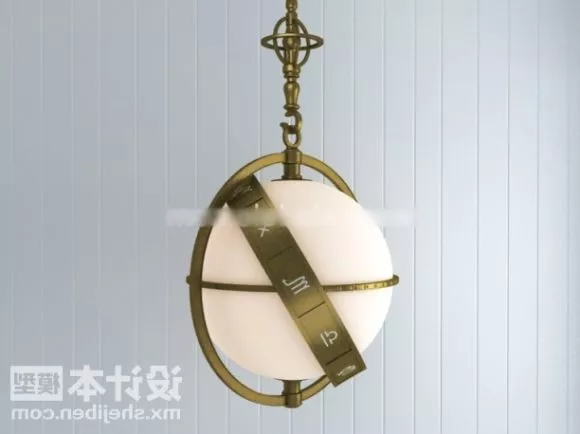 Modern Table Globe 3d model