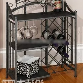 Iron Wine Cabinet 3d model
