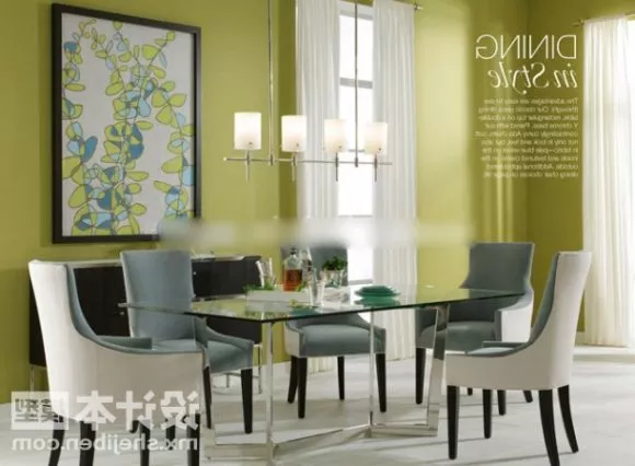 Table And Chair Interior Furniture 3d model Table And Chair Interior Furniture 3d model