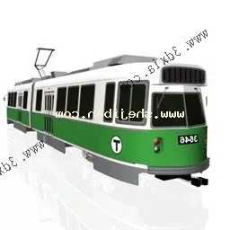 Electric Train 3d model