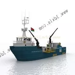 Medium Cargo Ship 3d model