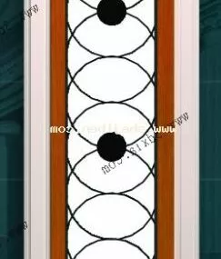 Circle Pattern Window 3d model