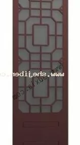 Chinese Style Window 3d model