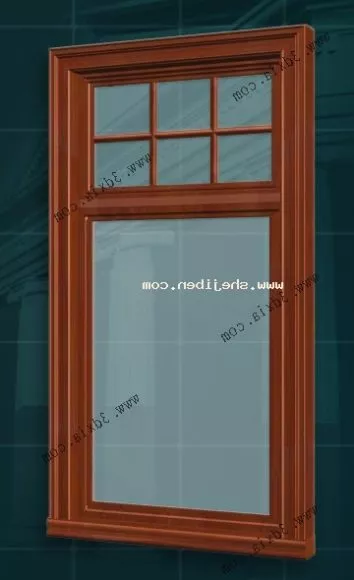 Common Glass Window 3d model Common Glass Window 3d model
