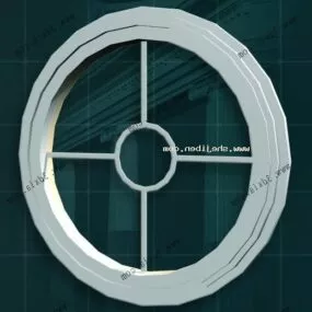 Round Window 3d model