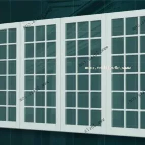 Aluminum Window Frame 3d model