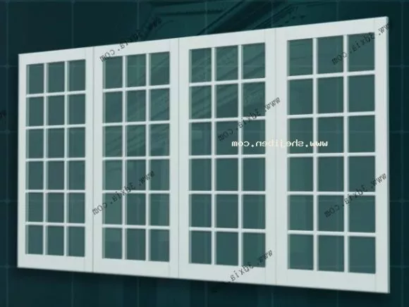 Aluminum Window Frame 3d model Aluminum Window Frame 3d model
