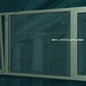 Modern Glass Window 3d model